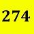 Neon Yellow/274 см