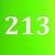Neon Green/213 см