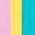 Pink/yellow/blue
