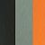 Black/Orange